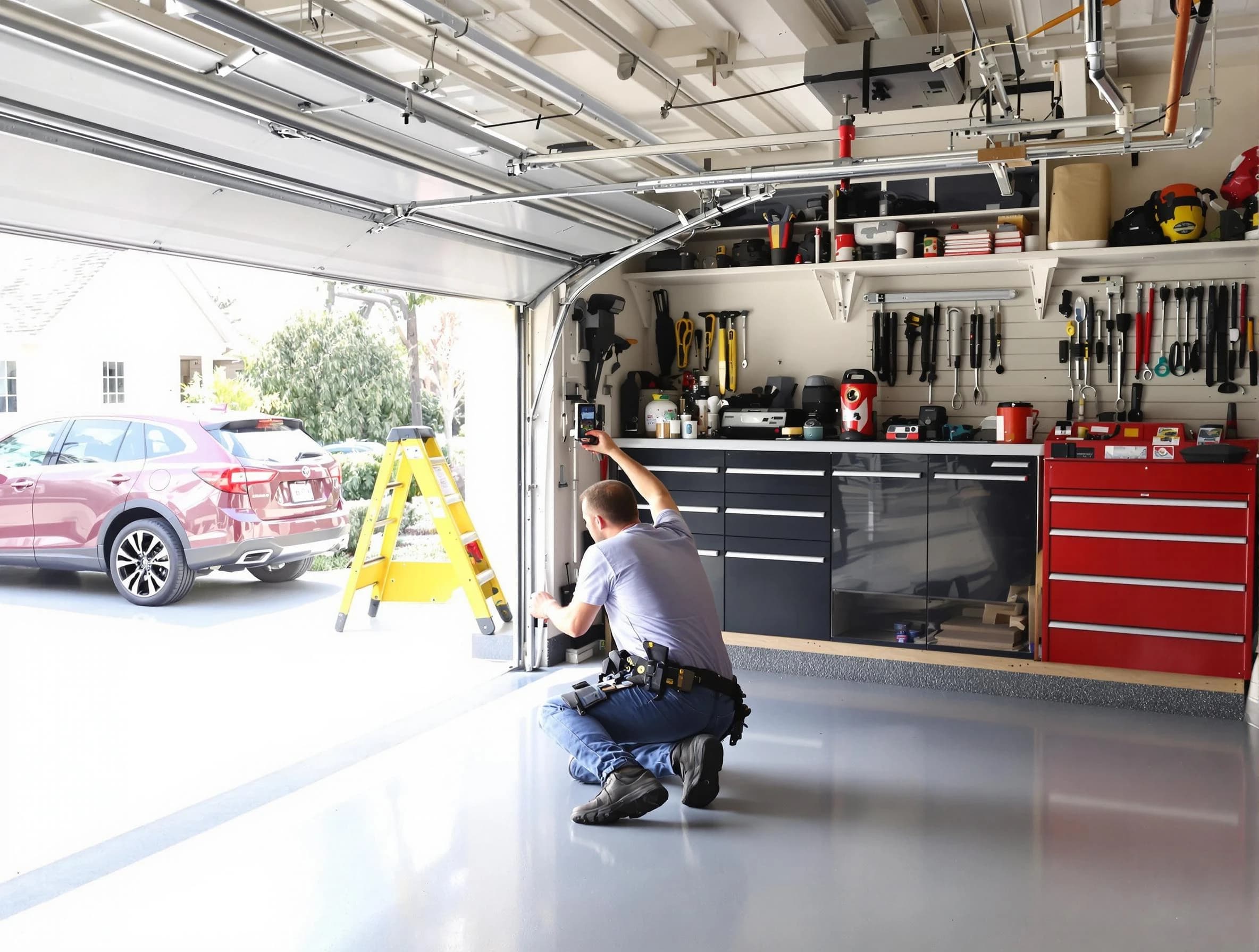 Local garage door repair service by Winchester Garage Door Repair in Winchester